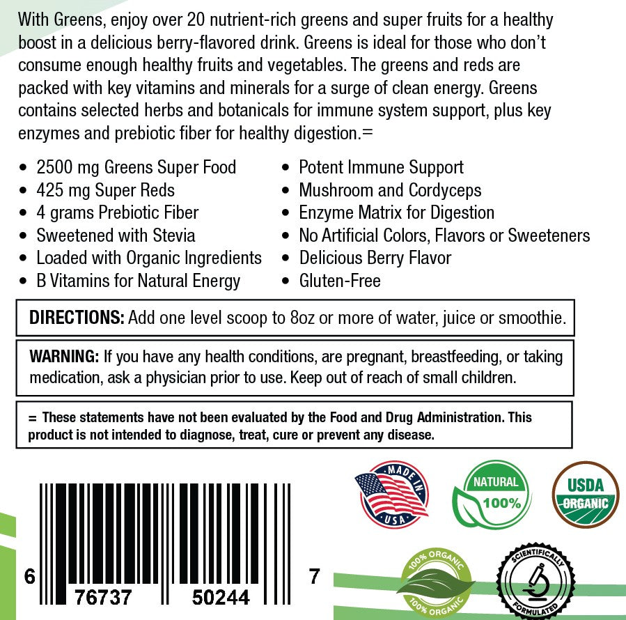 PeakGreens Pro + Immunity – Dinosaur Nutrition USA